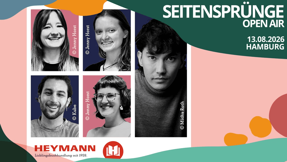 Plakat Seitensprünke Festival mit Autor:innen Fotos