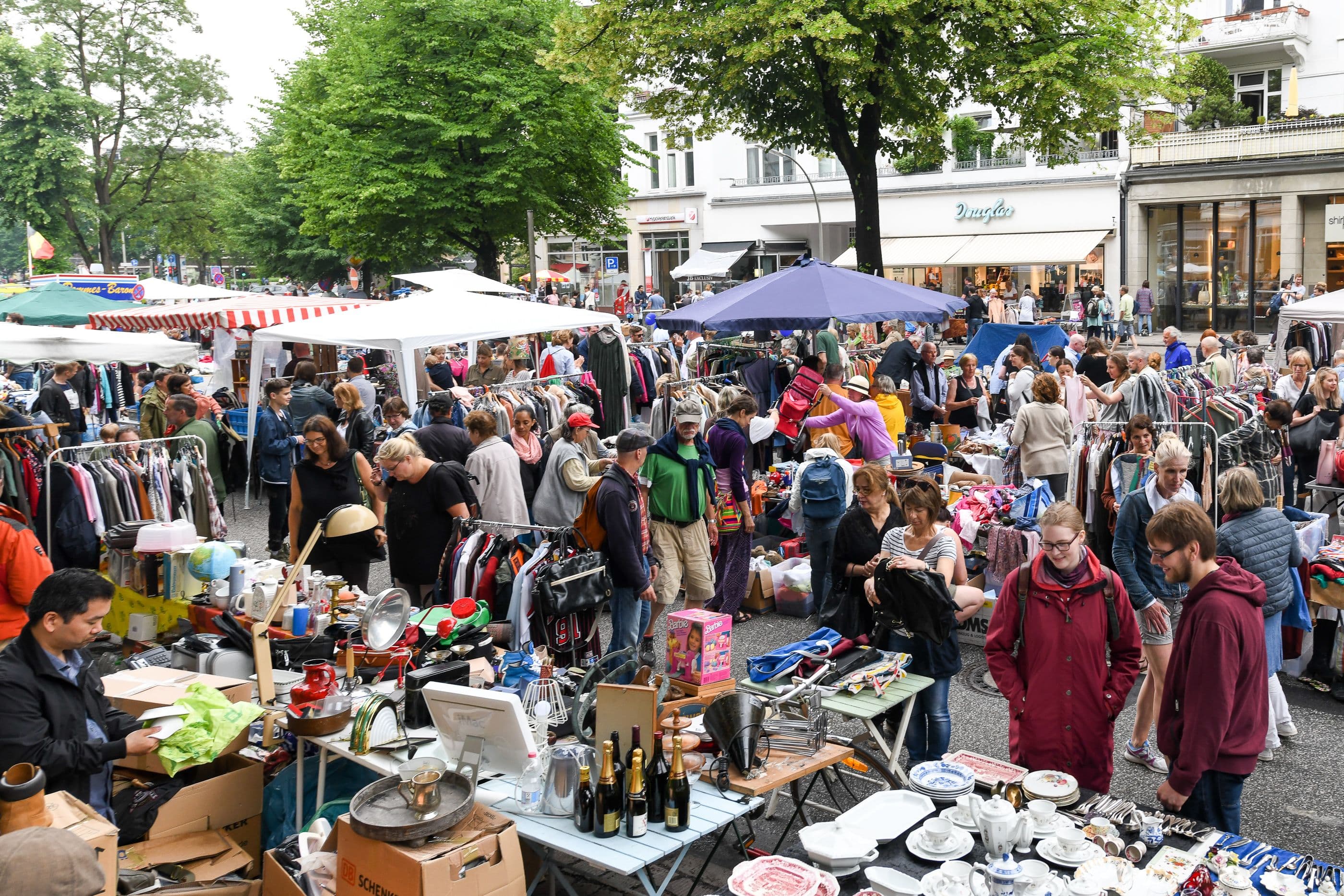 Flohmarkt auf dem Eppendorfer Landstraßenfest