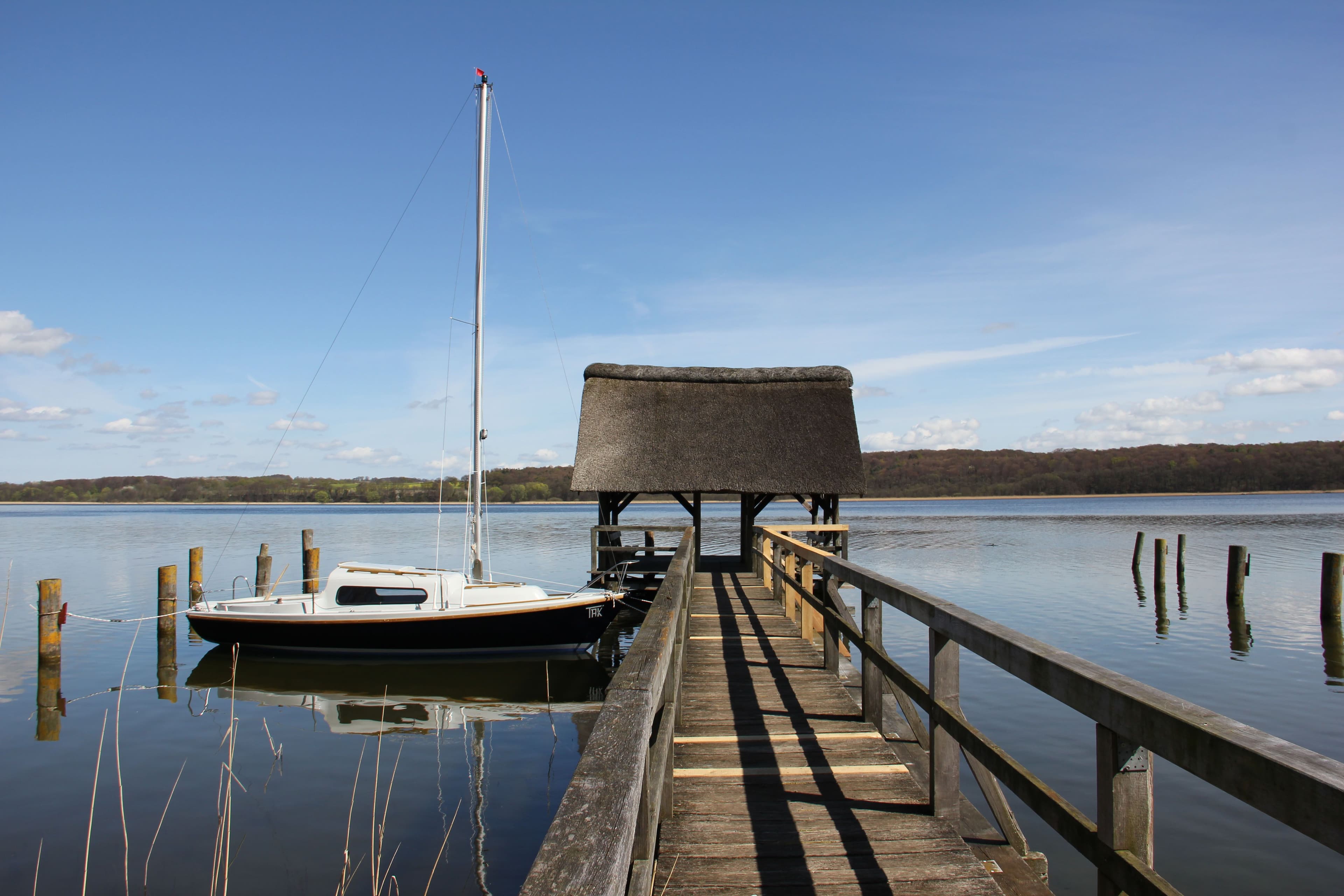 Blick auf einen see am Ratzburger See